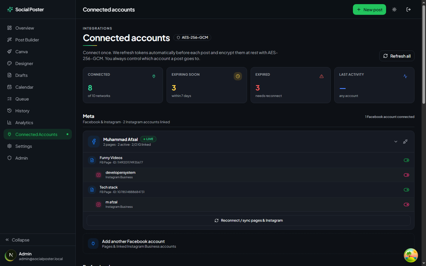 Networks screenshot